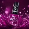 Purple nail polish bottle, transparent matte texture nail tool storage bottle, 30ml Specification image